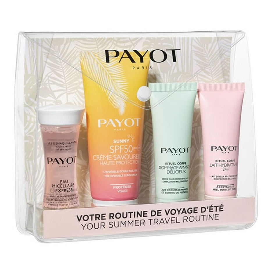 Women's Cosmetics Set Payot Summer Travel 4 Pieces