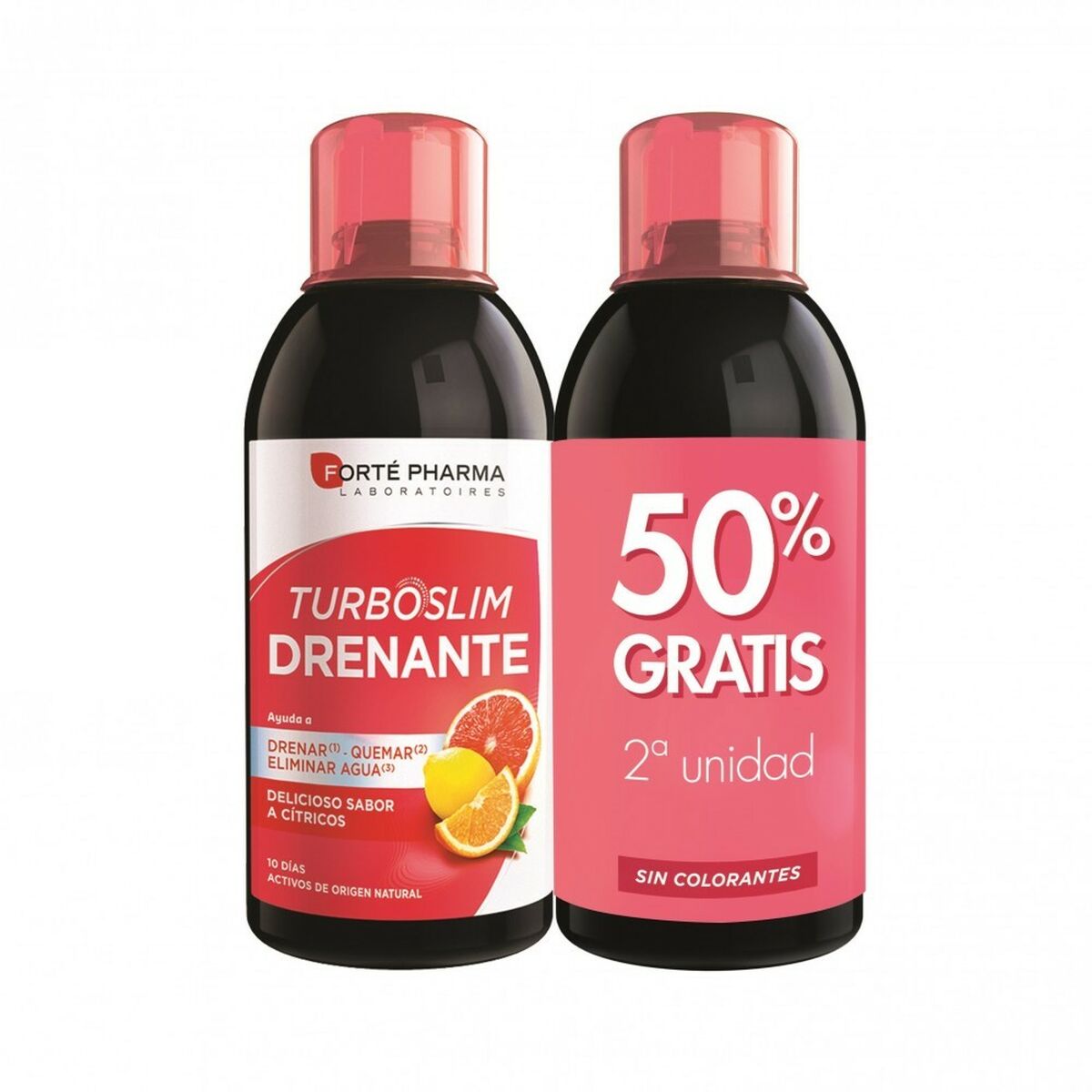 Food Supplement Forté Pharma Slim Drenante 500 ml Citric 2 Units